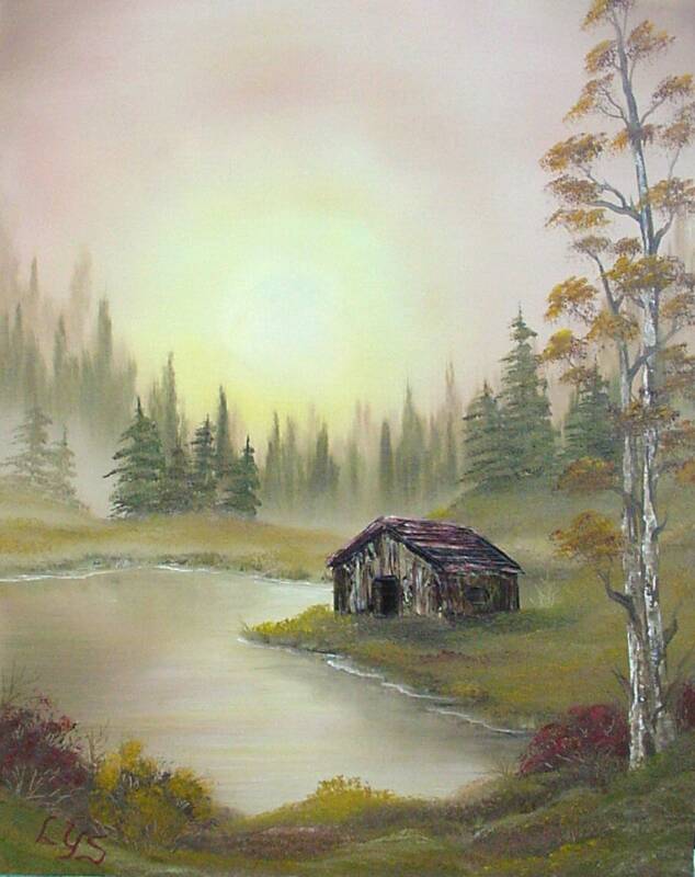 Cabin at Dawn